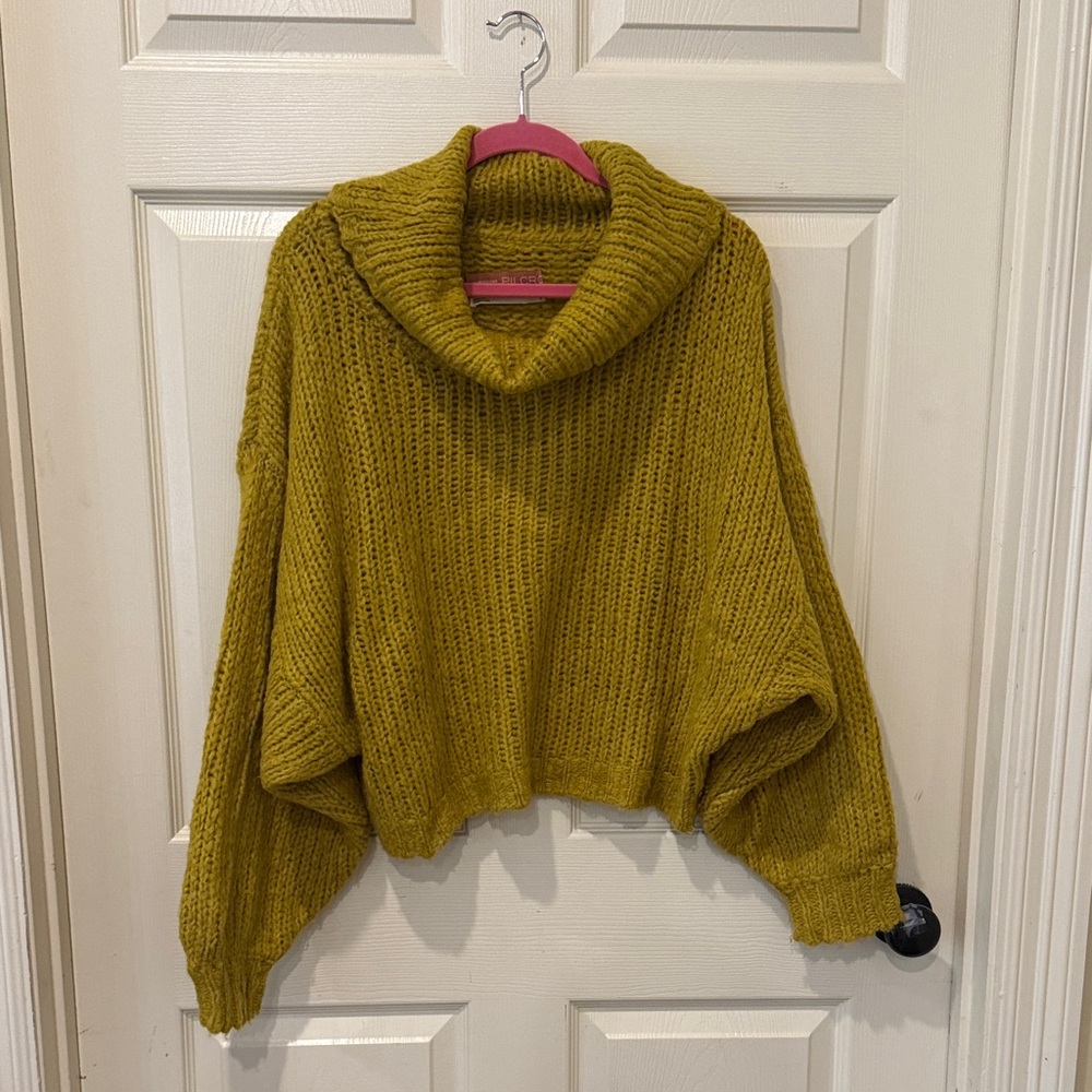 Pilcro Zamora wool blend cowl neck sweater, medium - Picture 3 of 8